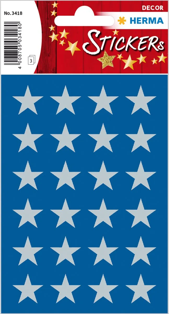 Herma 3418 Zilver Stickers
