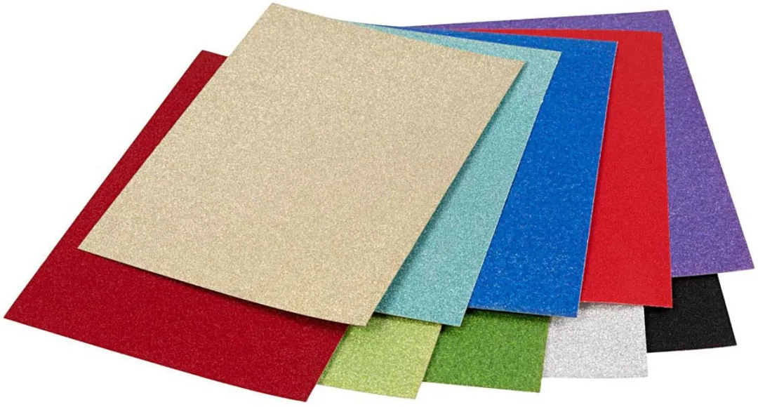 Creativ Company Glitterkarton A4 Multicolor - 50 Vel