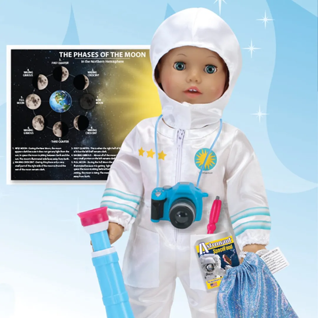 Sophia's by Teamson Kids Astronaut Outfit - 8 Stuks - XS