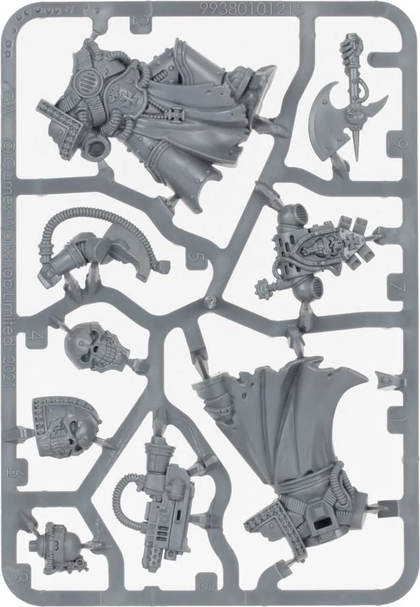 Games Workshop Space Marines Black Templars Castellan 9 Onderdelen