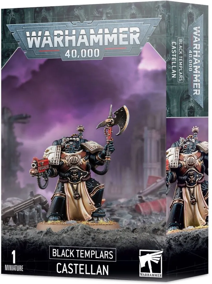 Games Workshop Space Marines Black Templars Castellan 9 Onderdelen