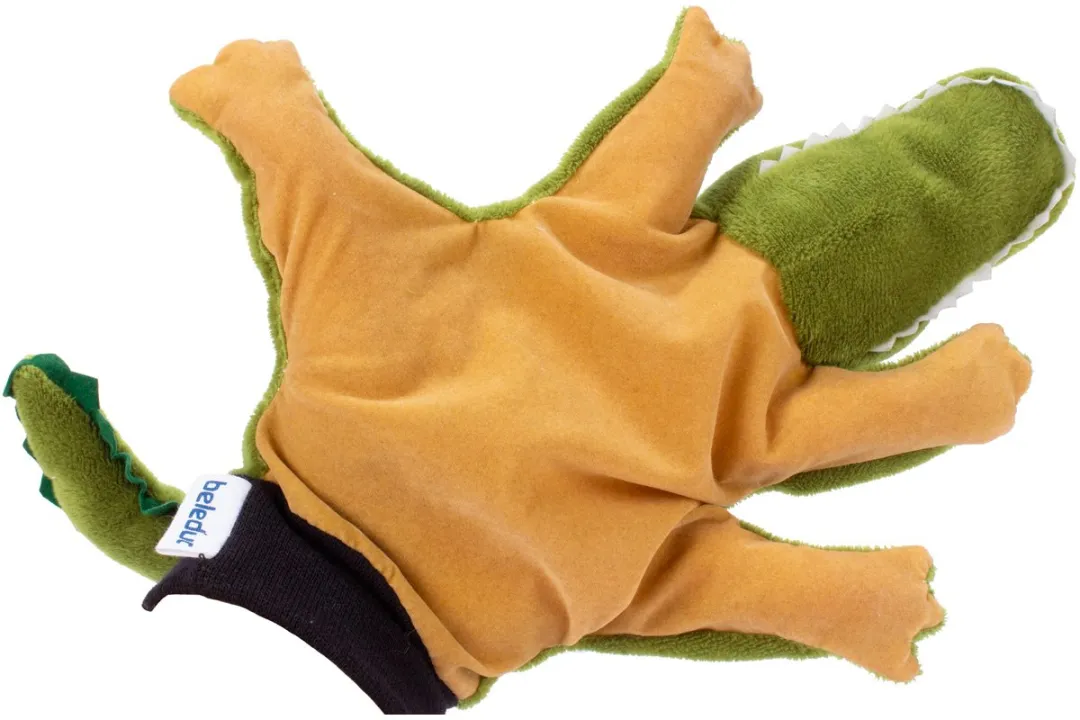 Beleduc Krokodil Poppenkastpop - Multikleur