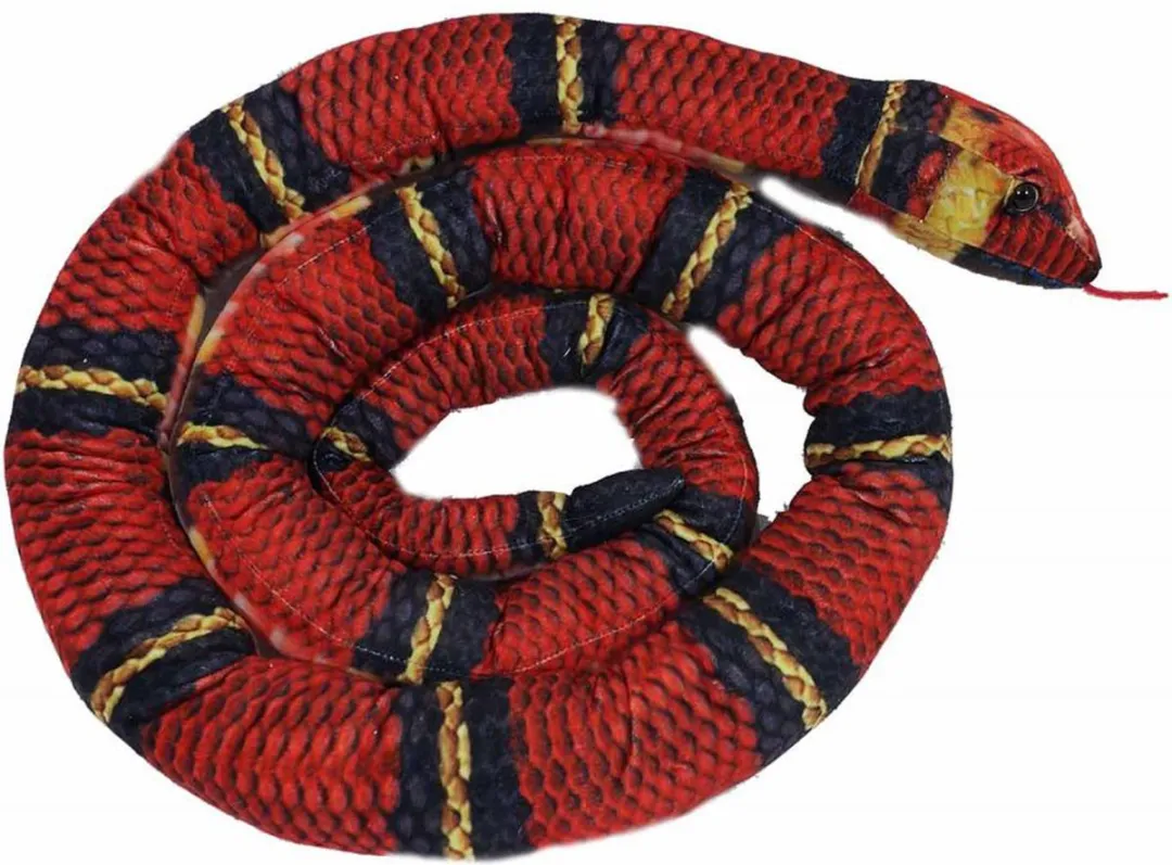 PIA Soft Toys Knuffeldier Slang - 200cm Rood