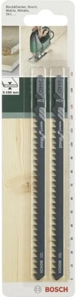 Bosch HCS T 344 D Decoupeerzaagblad - 2 Stuks - Hout