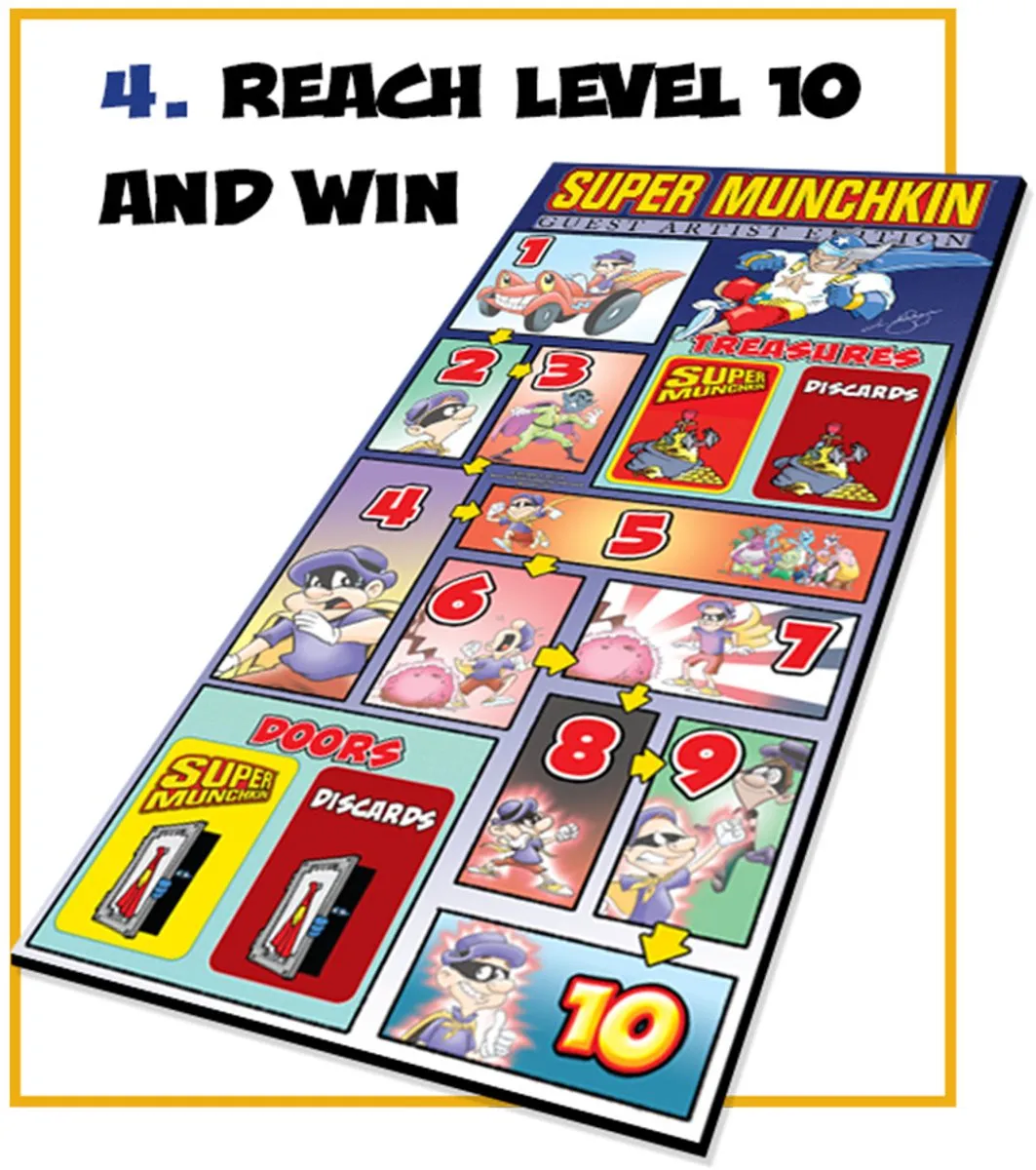 Steve Jackson Games Super Munchkin Guest Artist Edition Kaartspel