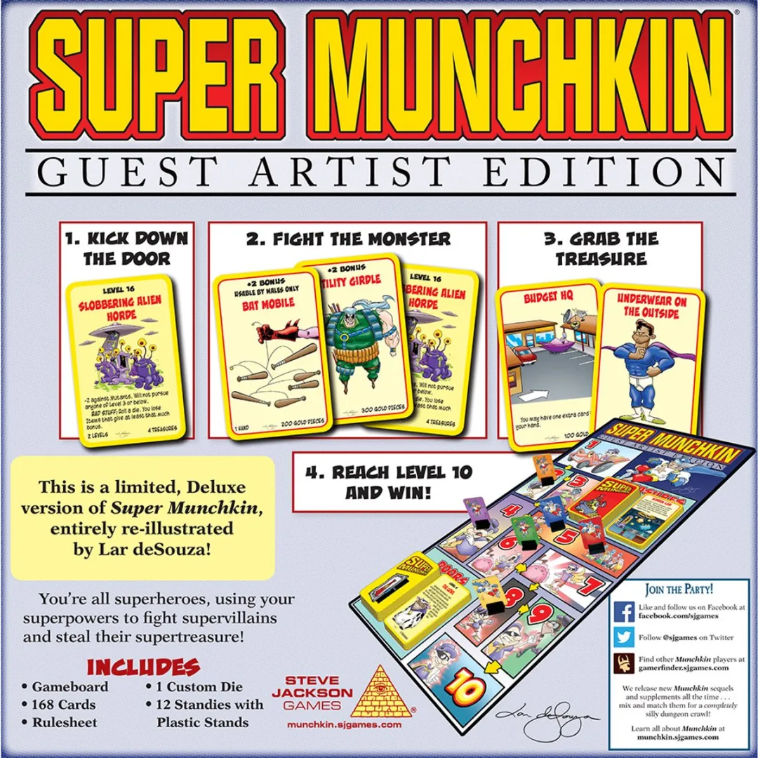 Steve Jackson Games Super Munchkin Guest Artist Edition Kaartspel