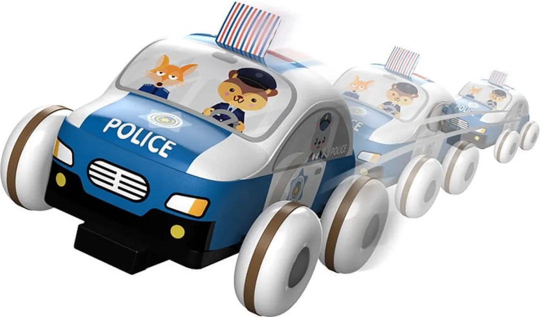 Eurekakids RC Politieauto Blauw/Wit - 3x AAA - afbeelding 6 van 6