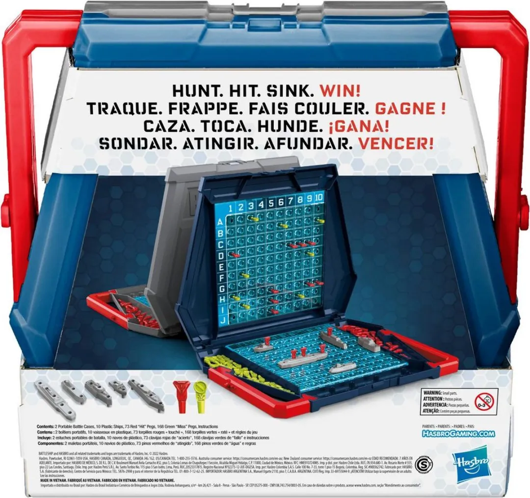 Hasbro Gaming Zeeslag - 2 Spelers