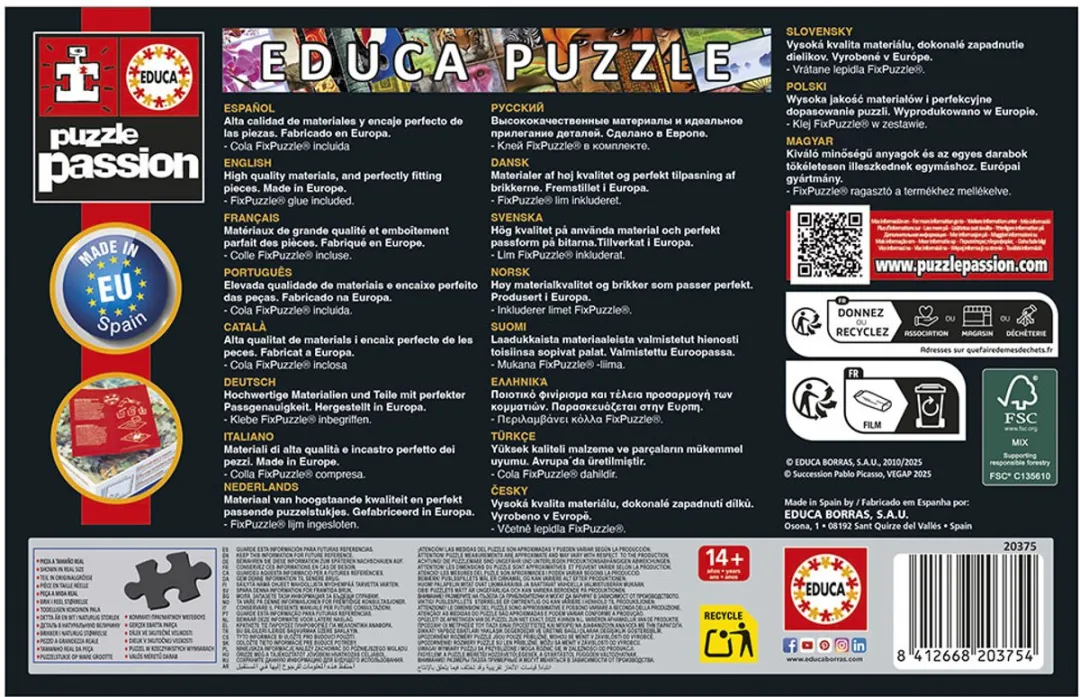 Educa Guernica P. Picasso Puzzel 1000 Stuks
