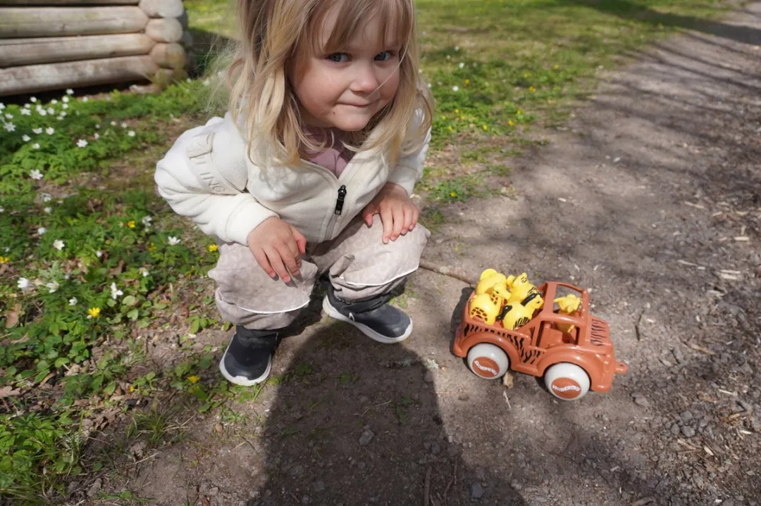 Viking Toys RE:LINE Safari Truck - 5 Dieren - Multikleur