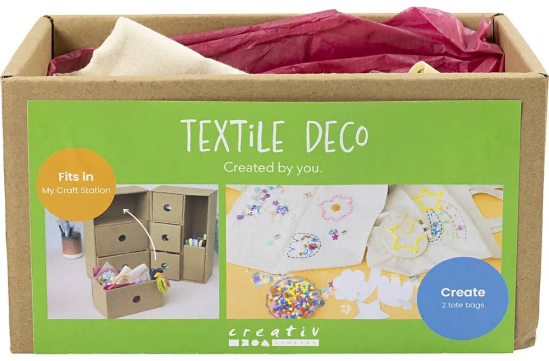 Creativ Company Mijn Knutselstation Textieldecoratie