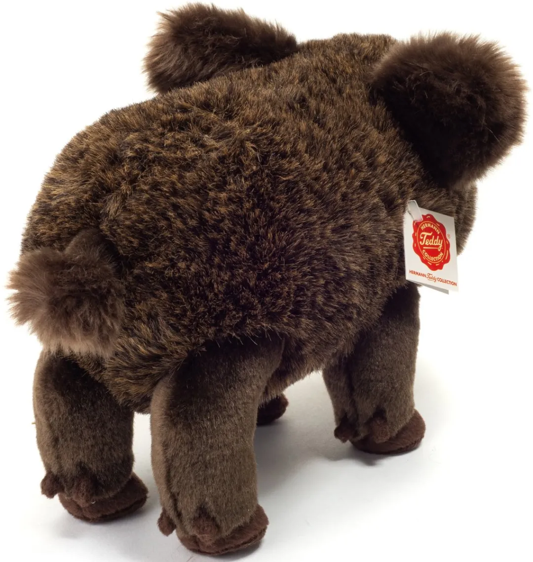 Teddy Hermann Knuffeldier Wild Zwijn - Grijs 30cm