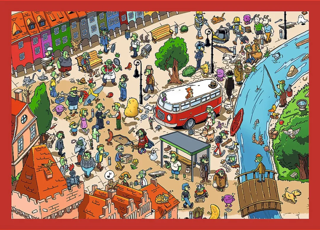 Trefl Stripfiguren Legpuzzel 70 Stuks - Meerkleurig