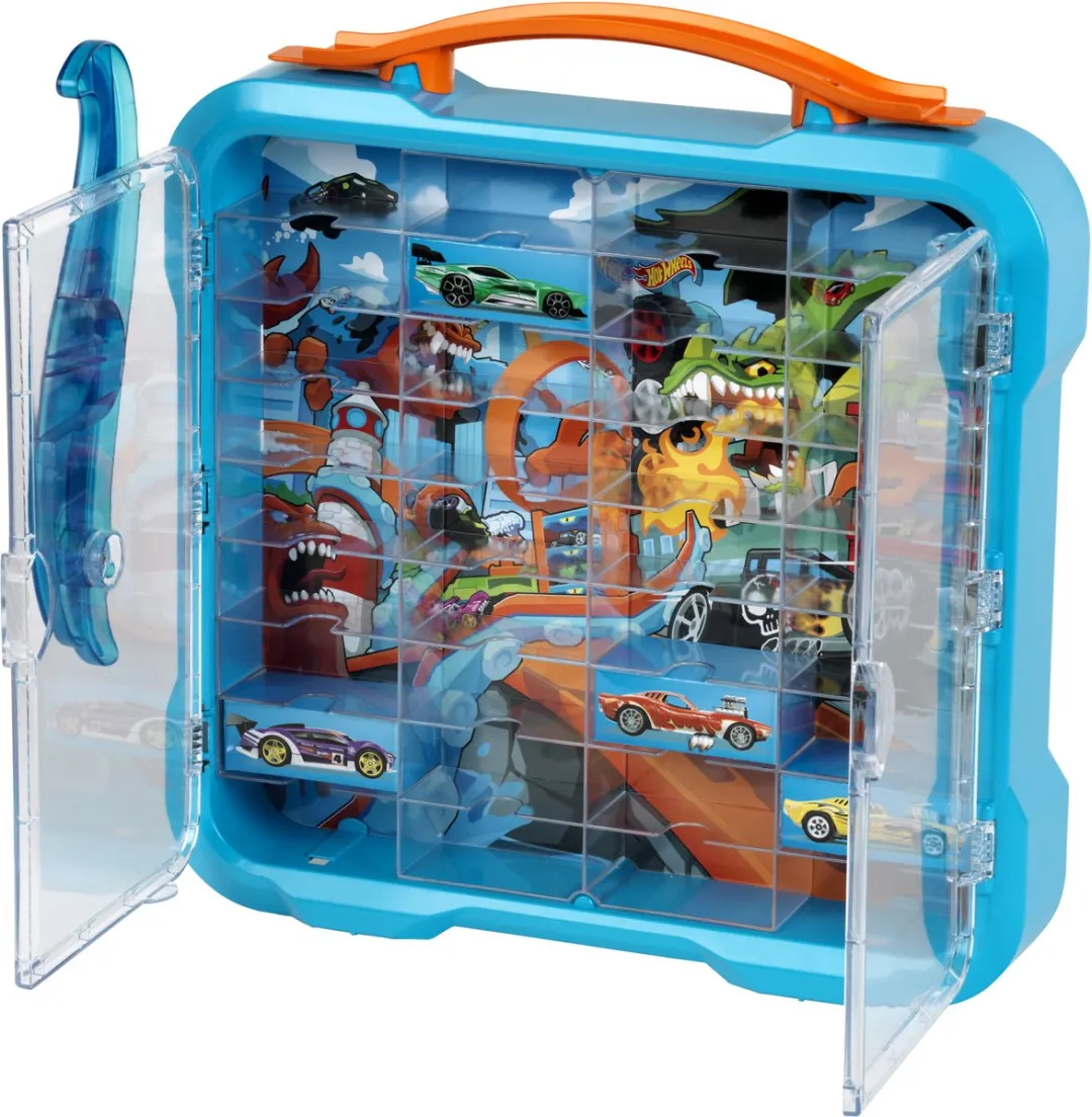 Klein Toys Hot Wheels Opbergkoffer 36 Stuks - Blauw