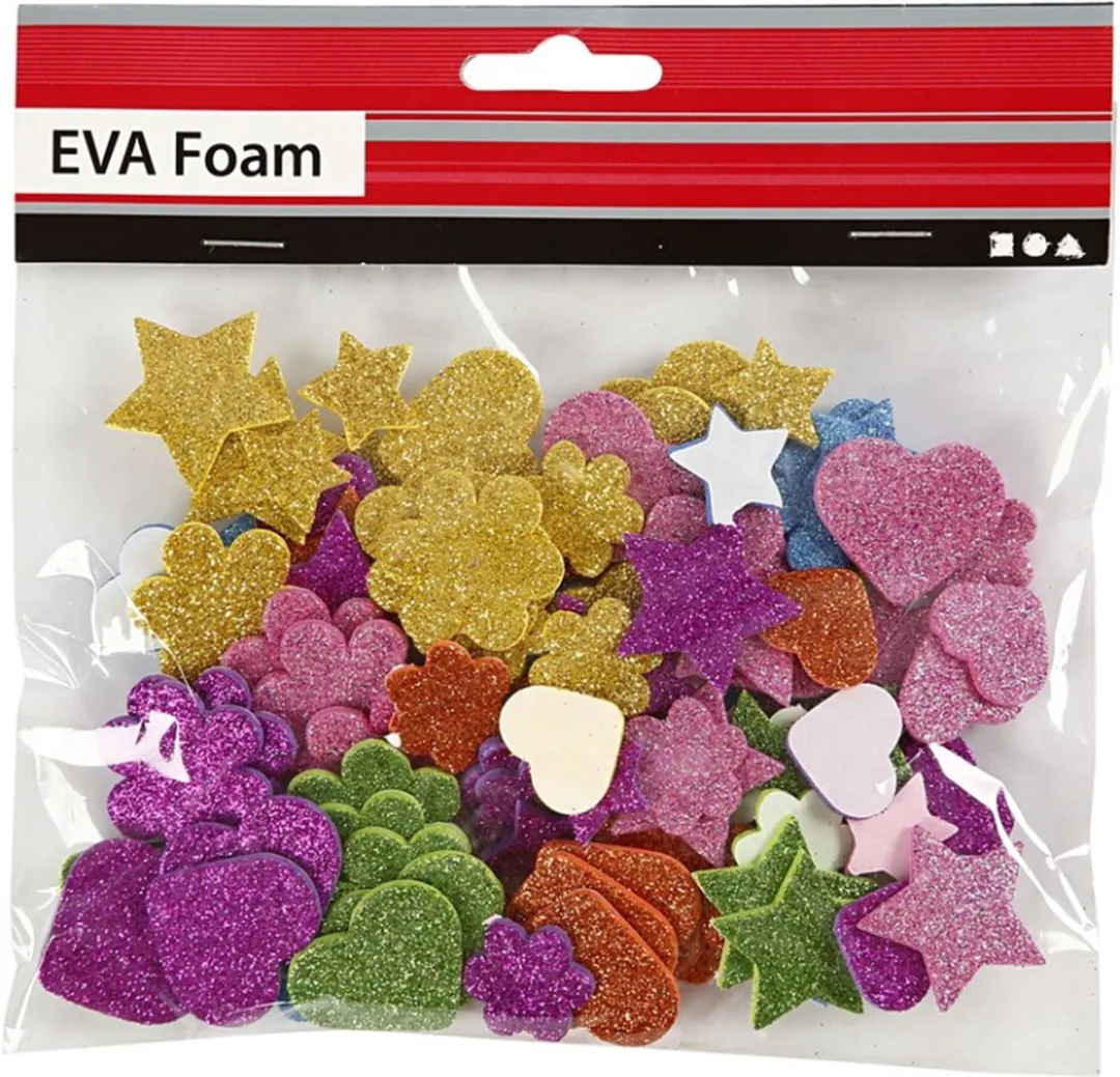 Creativ Company EVA Foam Figuren Multigekleurd - 100 Stuks