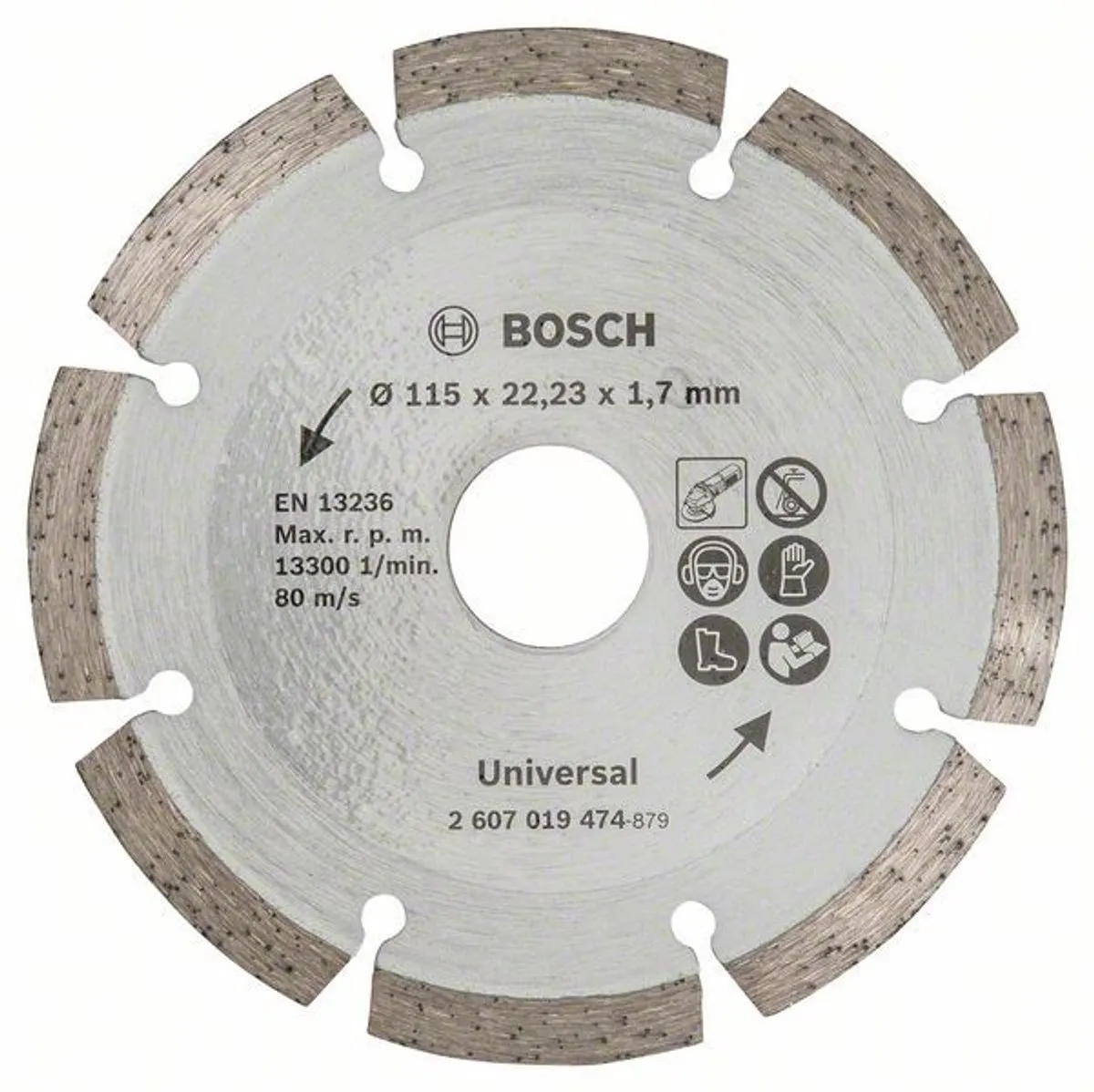 Bosch Diamantschijf 115mm - Steen/Beton