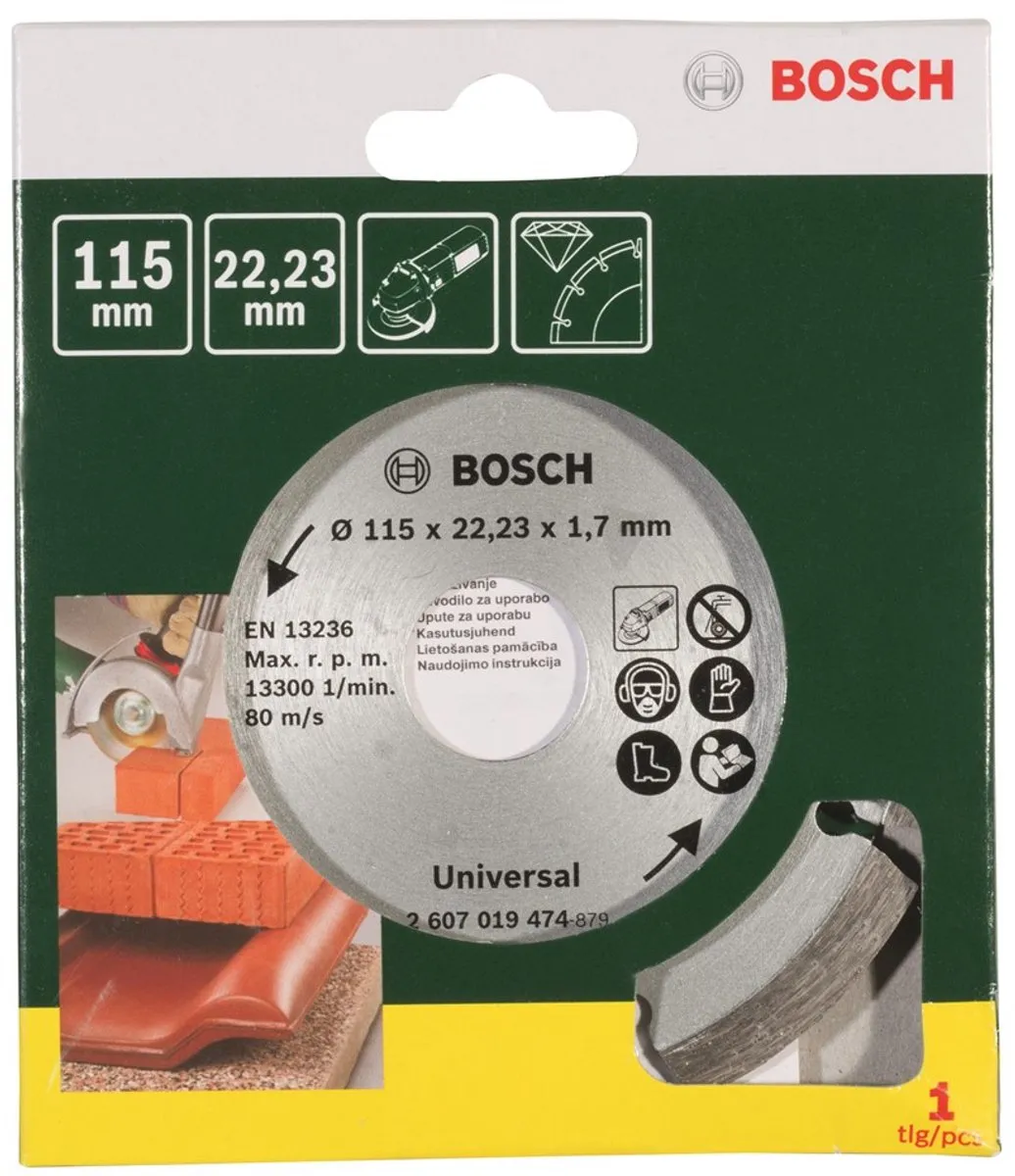 Bosch Diamantschijf 115mm - Steen/Beton