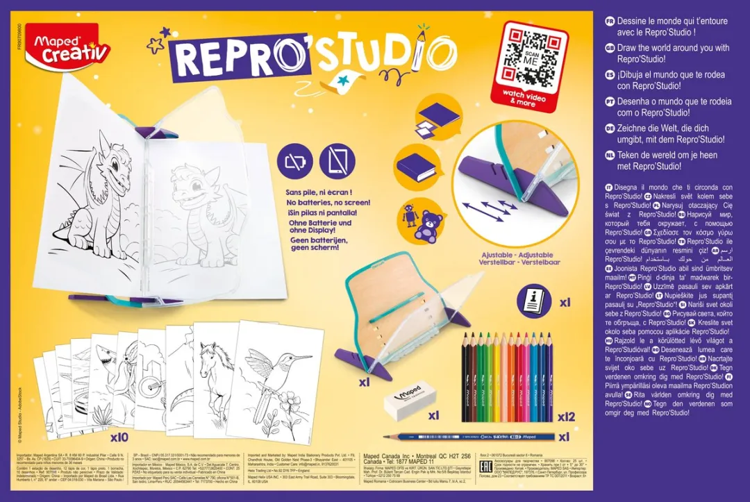 Maped Repro Studio 15-delige set - Multicolor