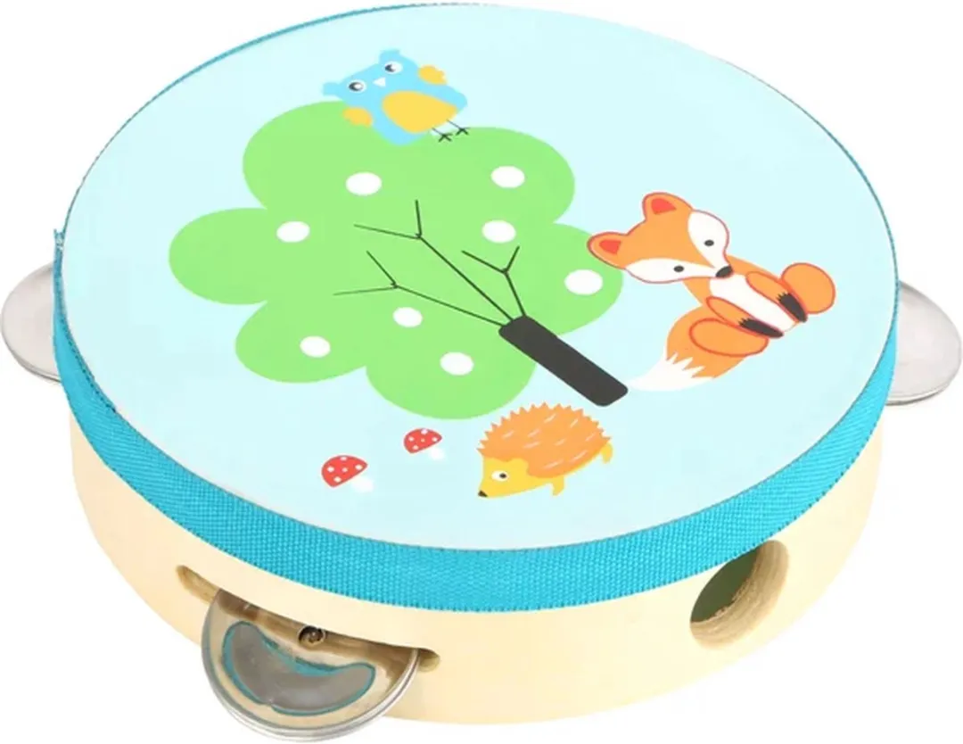 Small Foot Houten Tamboerijn Multicolor
