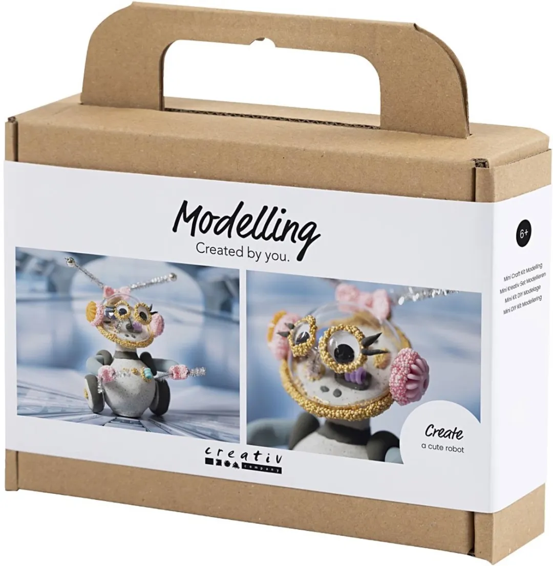 Creativ Company Hobbyset Boetseren Robot Meisje - Multicolor