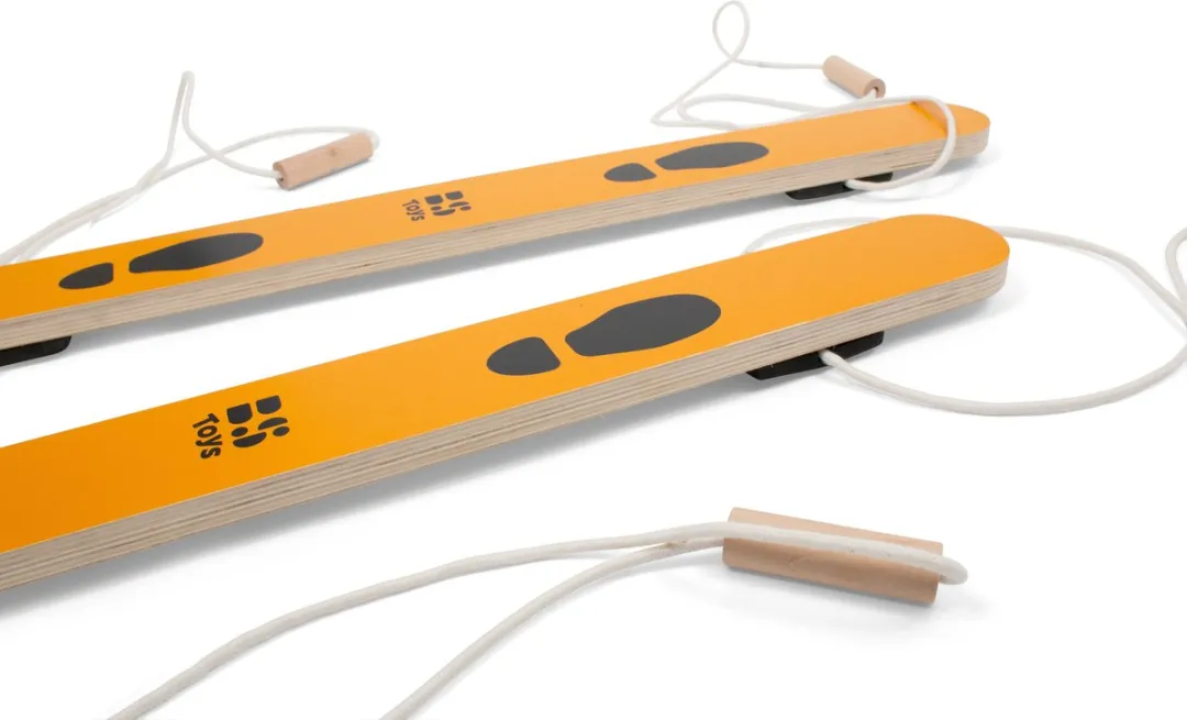 BS Toys Houten Loopski's GA130 - Oranje - afbeelding 6 van 6