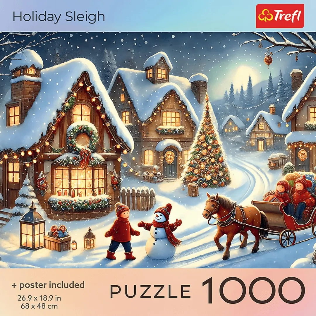 Trefl Legpuzzel 1000 Stuks Holiday Sleigh