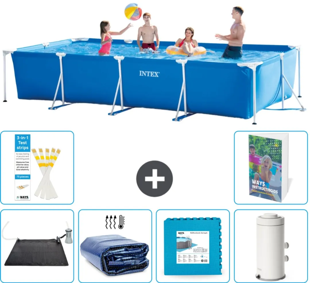 Intex Rechthoekig Frame Zwembad 450x220x84cm