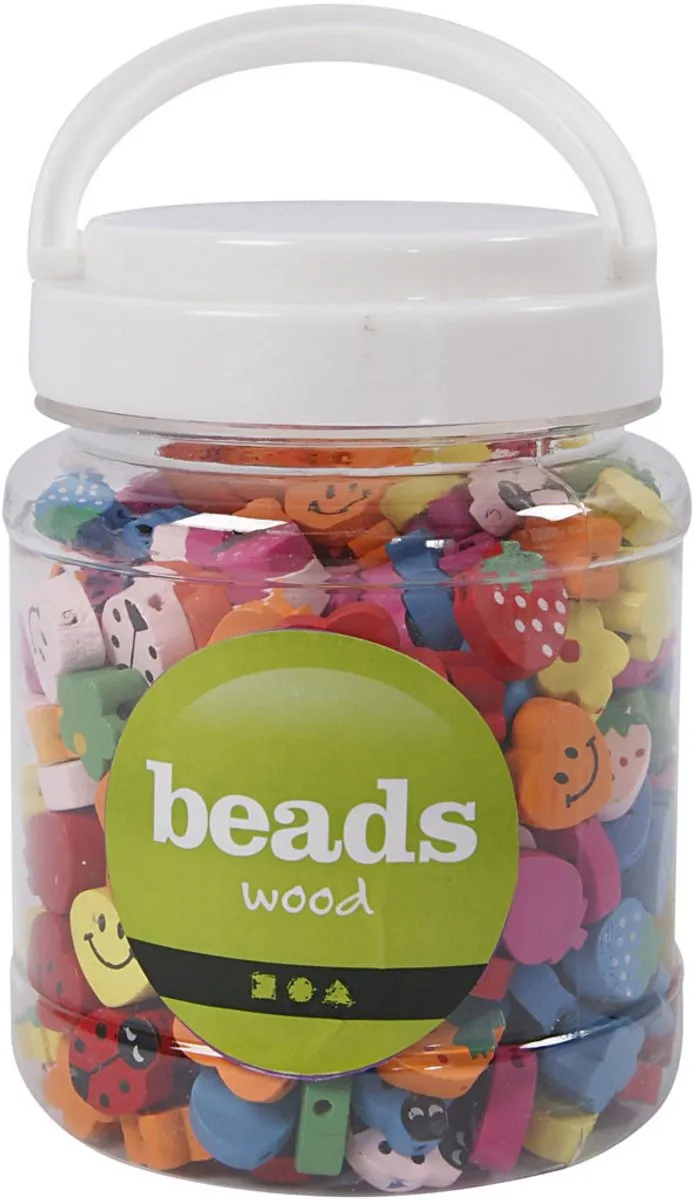 Creativ Company Houten Figurenmix 15-20mm - 325 Stuks