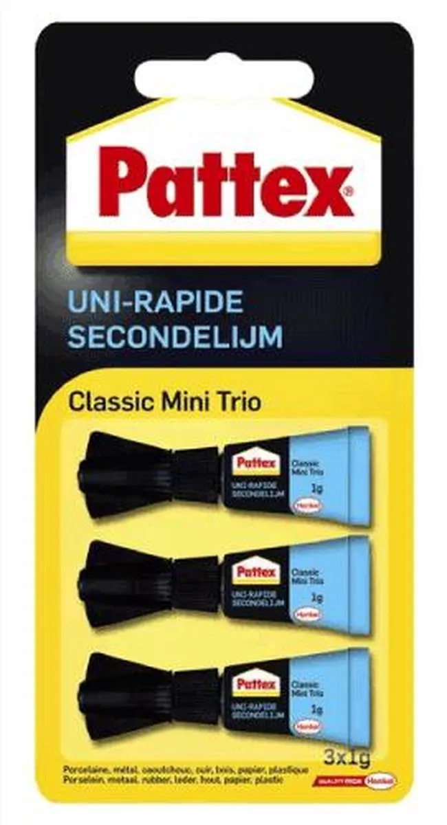 Pattex 3 Mini Trio Secondelijm
