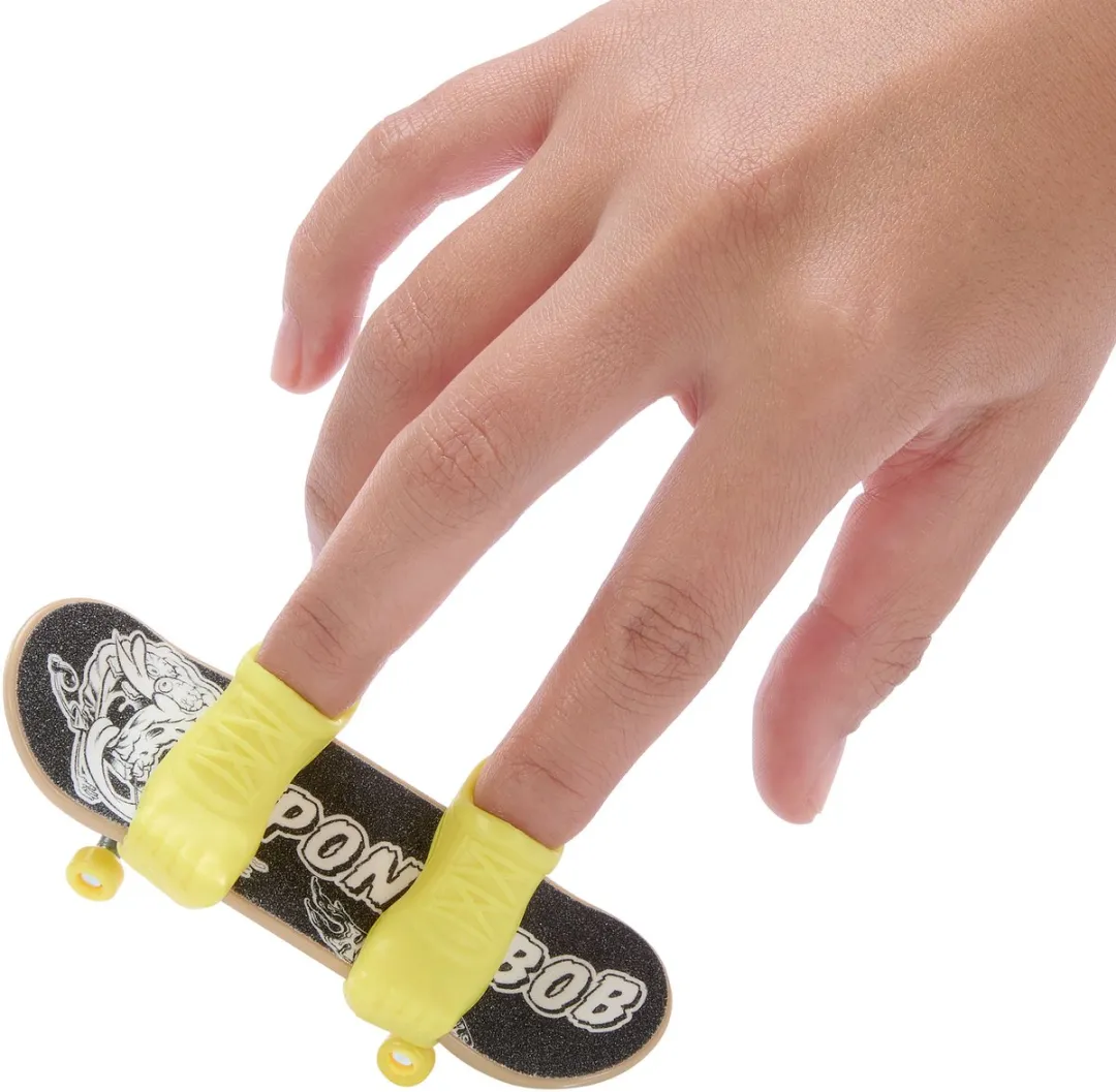 Hot Wheels SpongeBob Vingerskateboard - 5 jaar