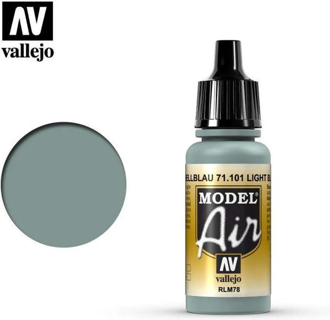 Vallejo Hobbyverf Acryl Model Air Blue RLM 78