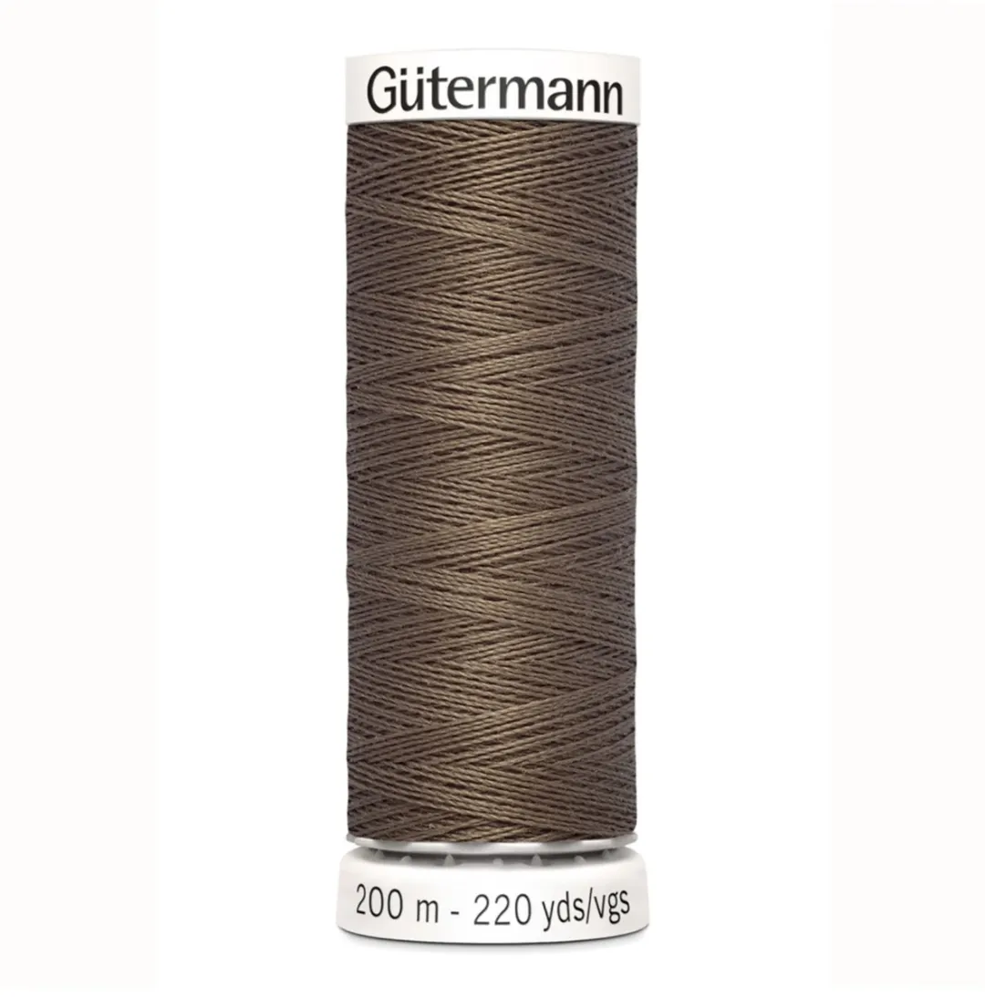 Gutermann Polyester Naaigaren 200m - Bruin