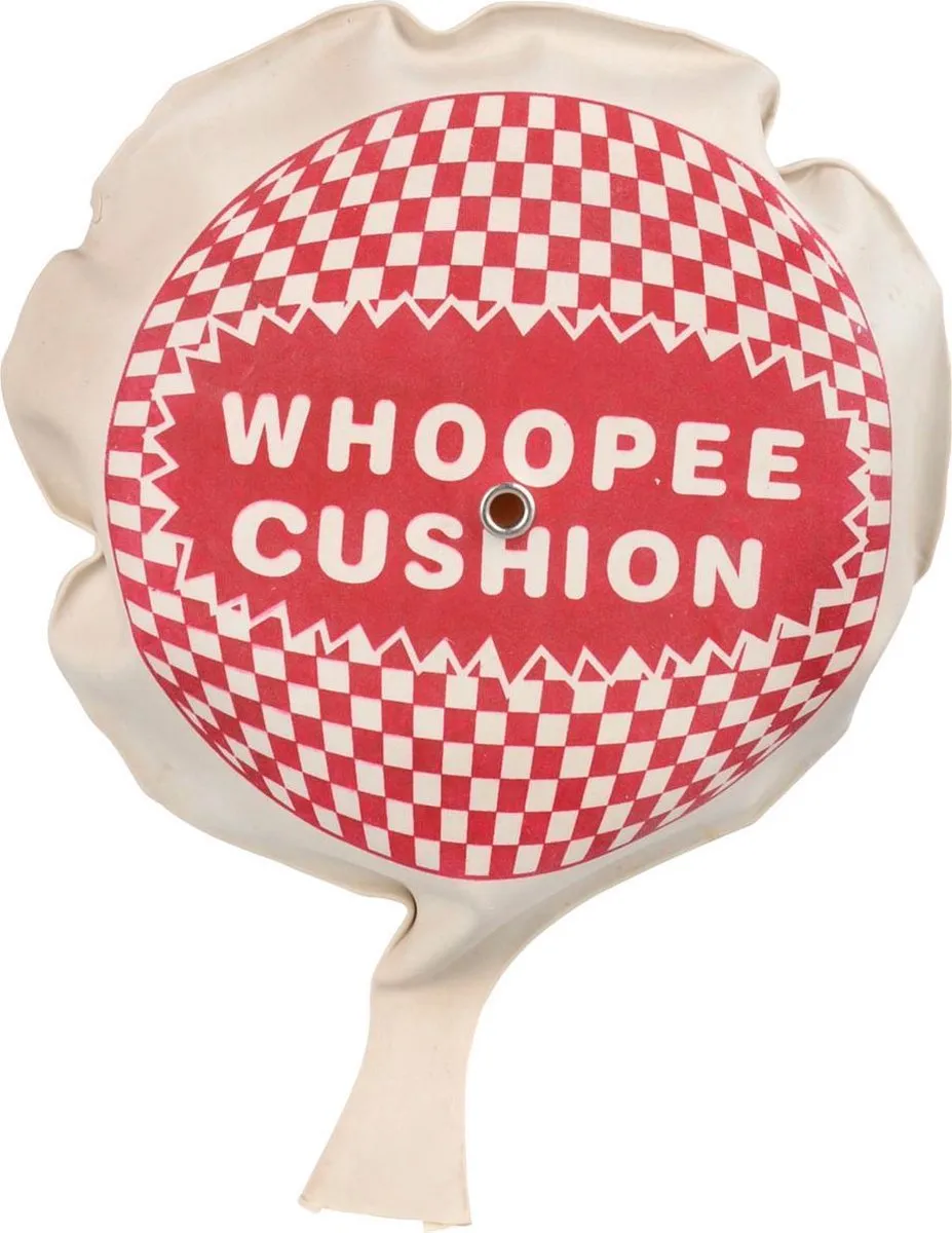 Johntoy Scheetkussen Whoopee Cushion - 16,5 cm - Multicolor