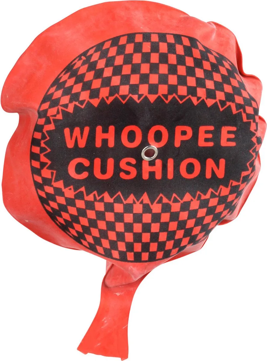 Johntoy Scheetkussen Whoopee Cushion - 16,5 cm - Multicolor