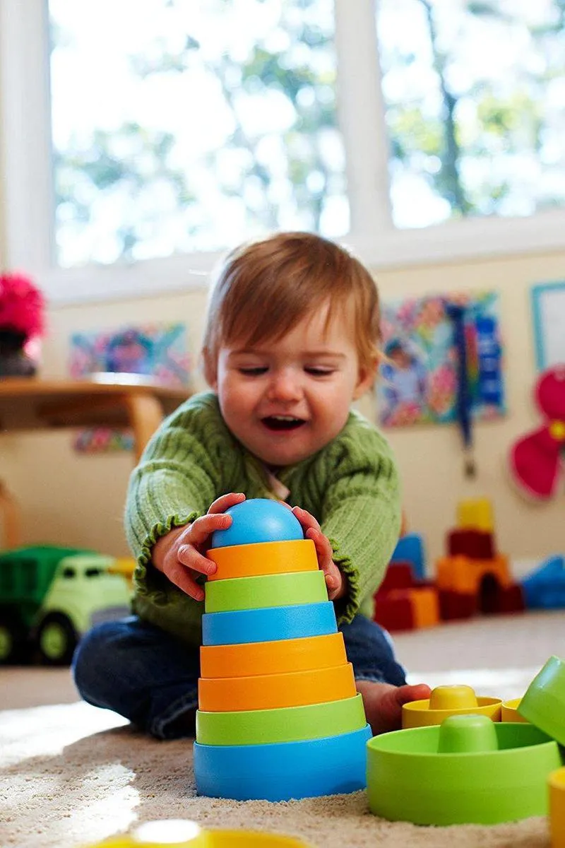 Green Toys Mijn Eerste Stapelaar Bekers STK01R - Multikleuren