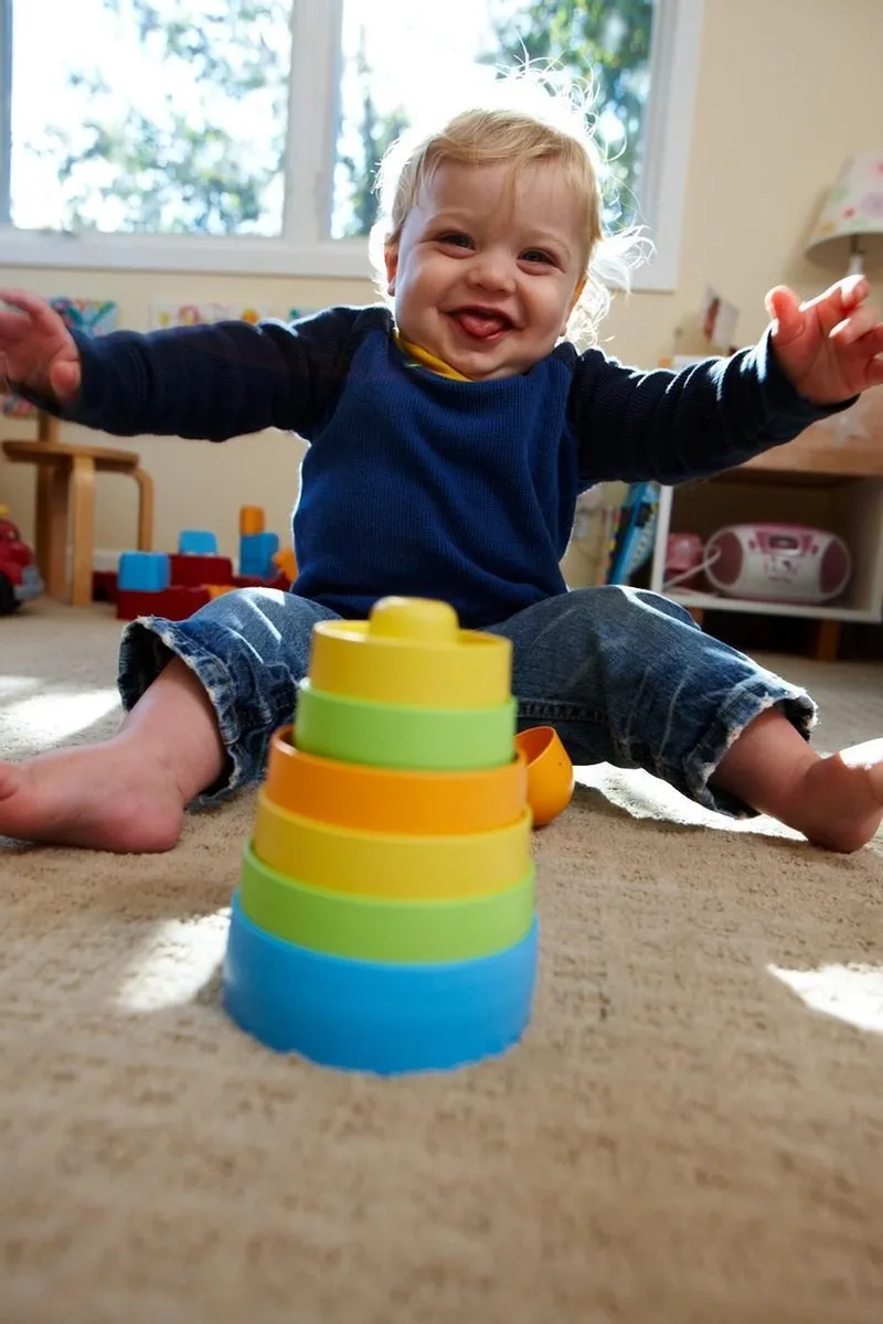 Green Toys Mijn Eerste Stapelaar Bekers STK01R - Multikleuren