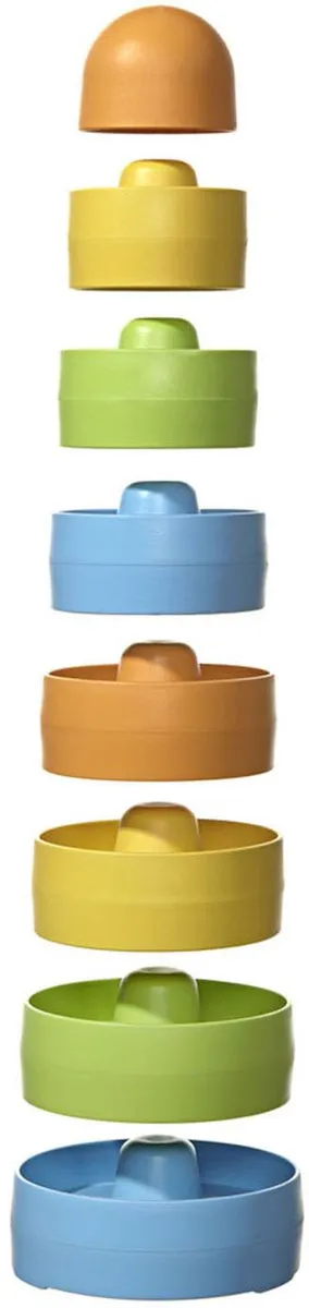 Green Toys Mijn Eerste Stapelaar Bekers STK01R - Multikleuren
