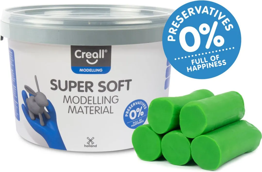 Creall Supersoft Boetseerklei Groen 1750g