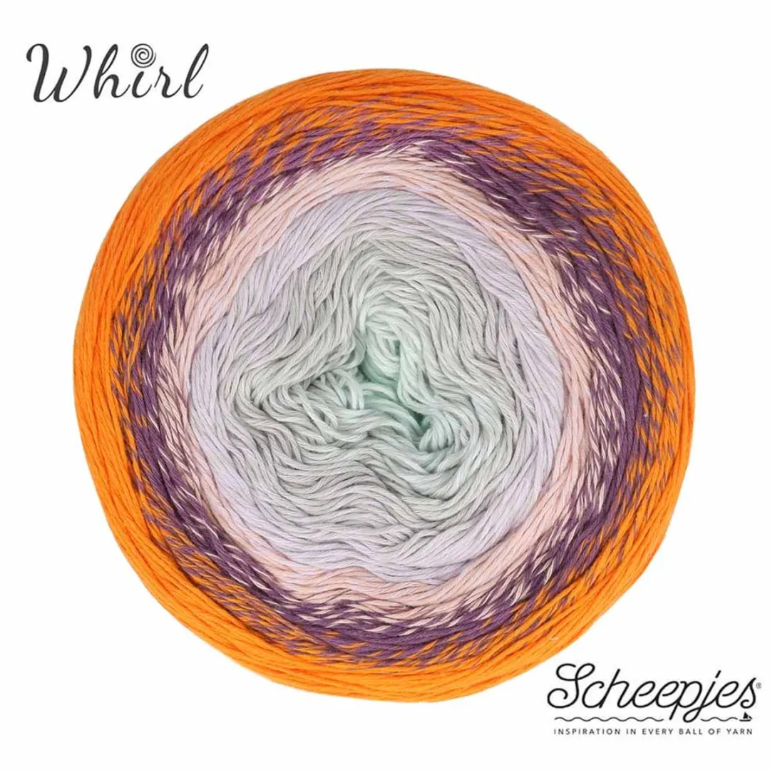 Scheepjes Cotton Whirl 710 Clementine Cloud - Wol 5 Kleuren