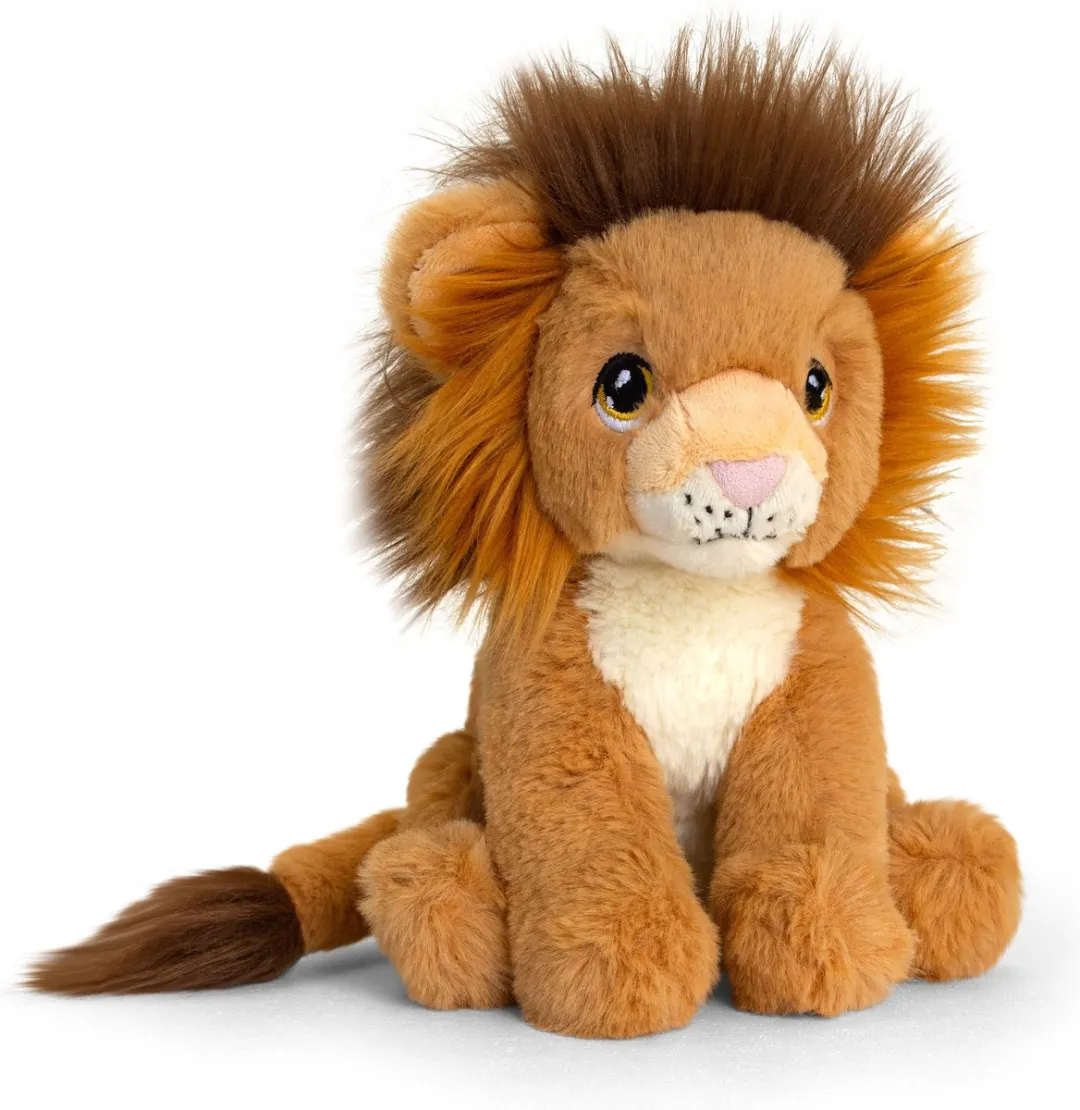 Keel Toys Pluche Leeuw Knuffel - Bruin - 18 cm