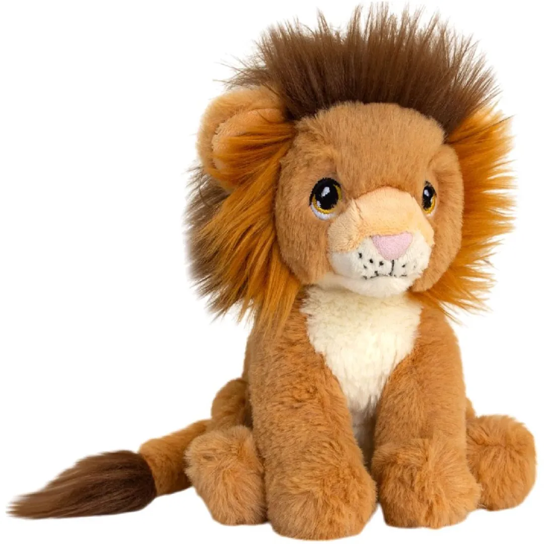 Keel Toys Pluche Leeuw Knuffel - Bruin - 18 cm