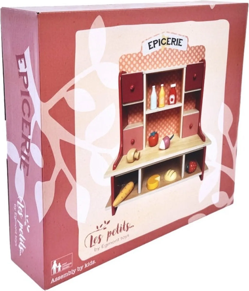 Egmont Toys Kleine Supermarkt - Beige/Rood/Rozig