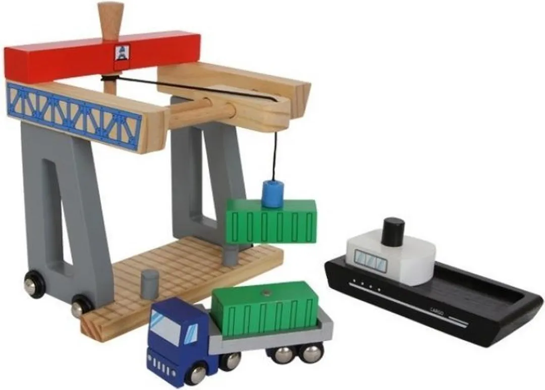 Small Foot Container Terminal Haven Speelset 8551