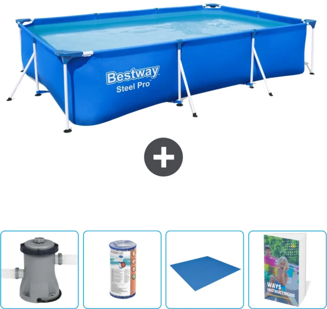 Bestway Steel Pro Zwembad 300x201x66cm