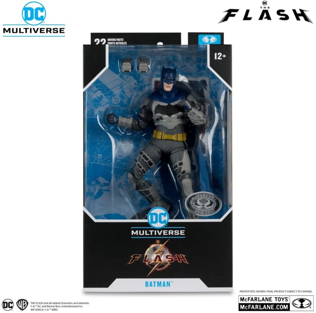 McFarlane Toys The Flash DC Multiverse Action Figure Batman Platinum Edition MCF17292 - Multi - afbeelding 6 van 6