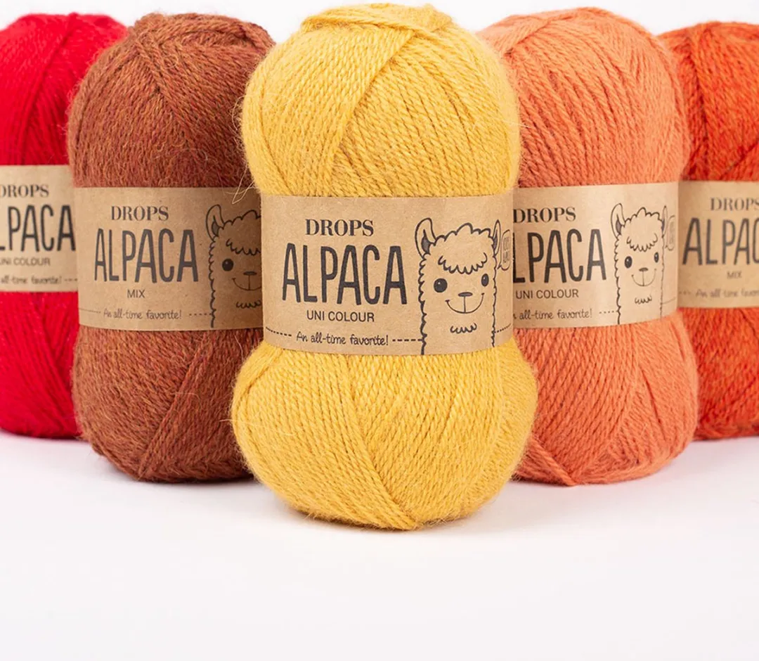 Drops Alpaca Uni Colour Garen - Wit