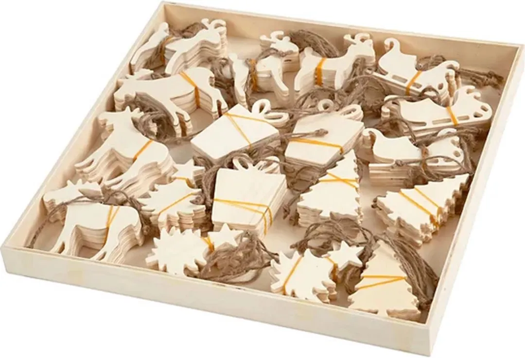 Creativ Company Ornamenten Multicolor - 90 Stuks