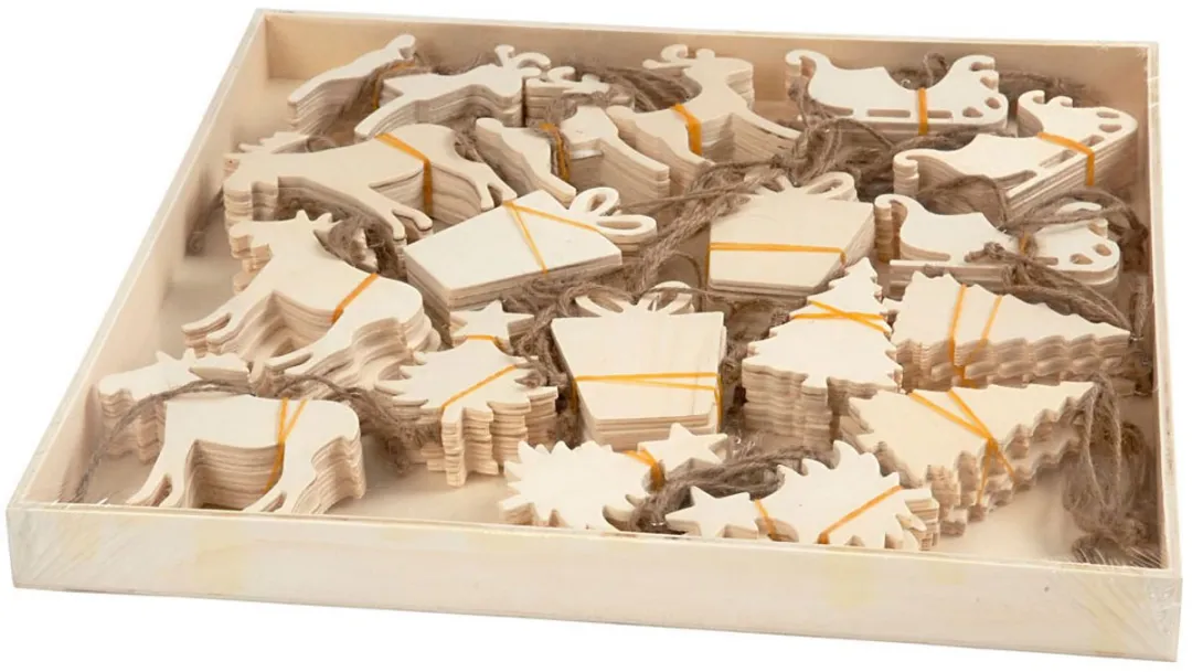 Creativ Company Ornamenten Multicolor - 90 Stuks