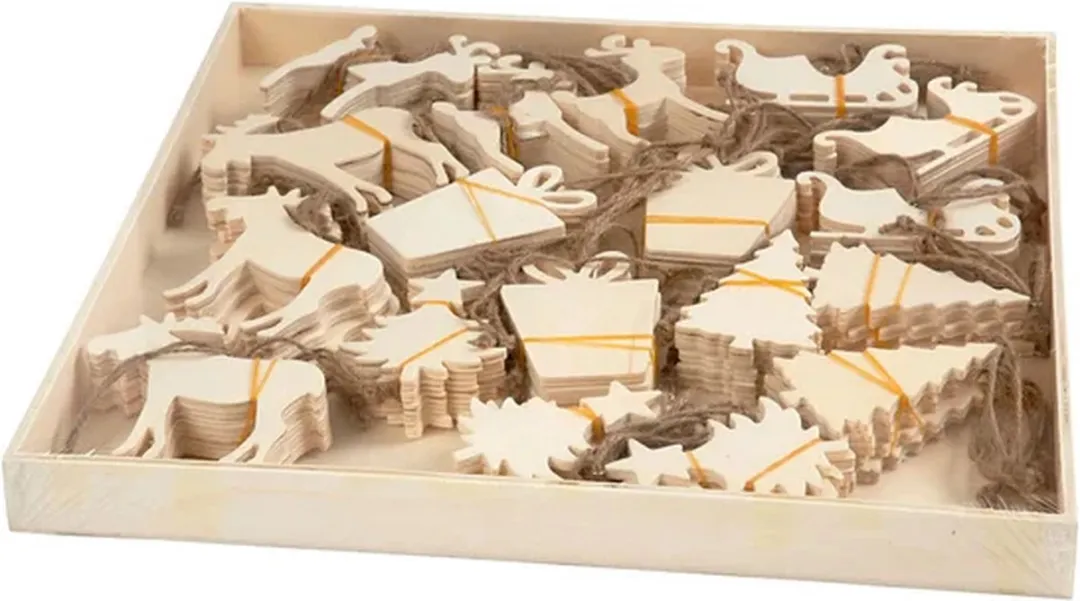 Creativ Company Ornamenten Multicolor - 90 Stuks