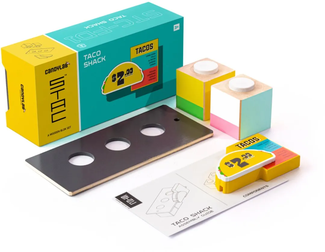 Candylab Stack Food Shack Taco Multicolor